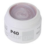 #P-40 Mother of Pearl EFFEKT Color Gel 5ml Weiss - MSE - The Beauty Company