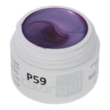 #P-59Mother of Pearl EFFEKT Color Gel 5ml Violett - MSE - The Beauty Company