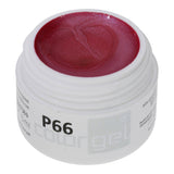 #P-66Mother of Pearl EFFEKT Color Gel 5ml Rot - MSE - The Beauty Company