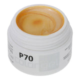 #P-70Mother of Pearl EFFEKT Color Gel 5ml Gelb - MSE - The Beauty Company