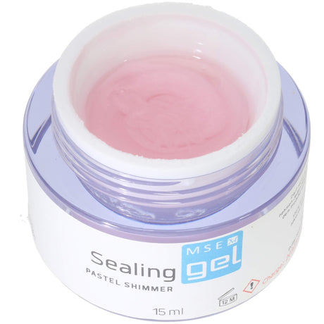 MSE Gel 408: Glanz Gel Pastell Shimmer / Sealing pastel shimmer 15ml - MSE - The Beauty Company