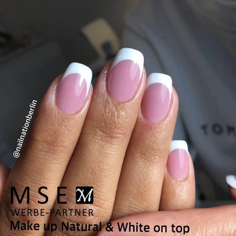 MSE Gel 504: White On Top Gel 15ml - MSE - The Beauty Company