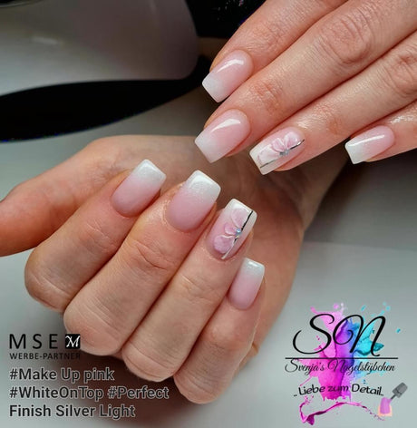 MSE Gel 504: White On Top 50ml - MSE - The Beauty Company