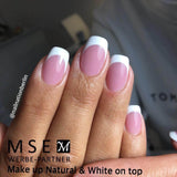 MSE Gel 504: White On Top 50ml - MSE - The Beauty Company