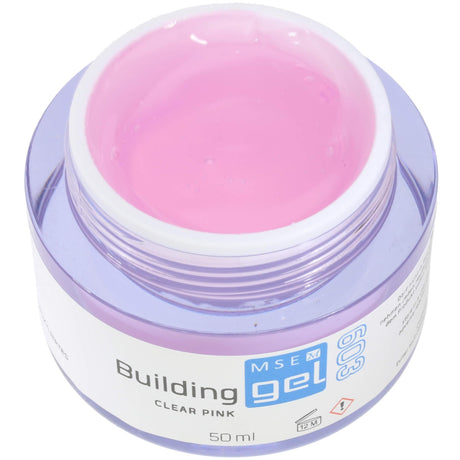 MSE Gel 603: Aufbaugel clear pink / Building clear pink 50ml - MSE - The Beauty Company
