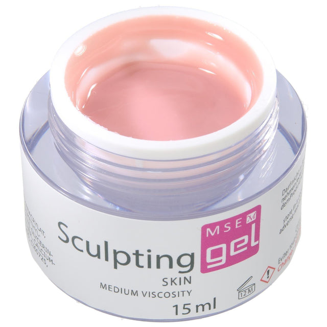 MSE Gel 809: Schablonen Gel haut mittelviskose / Sculpting skin medium-viscosity 15ml - MSE - The Beauty Company