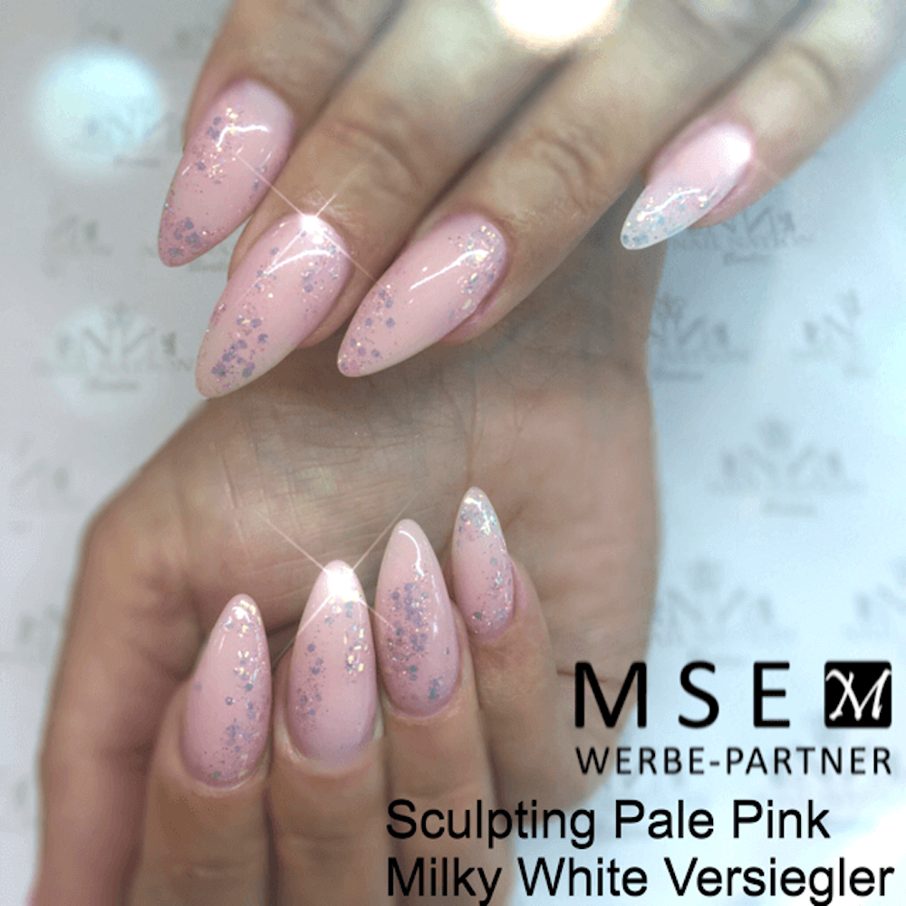 MSE Gel 812: Schablonen Gel blass pink, hochviskose / Sculpting pale pink high-viscosity 5ml