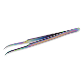 MSE Lashes: Strong Curved Pinzette, Tweezer Multicolor - MSE - The Beauty Company